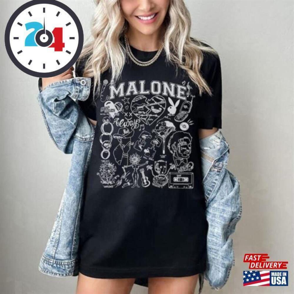 Retro Post Malone T-Shirt Best Shirt Unisex
